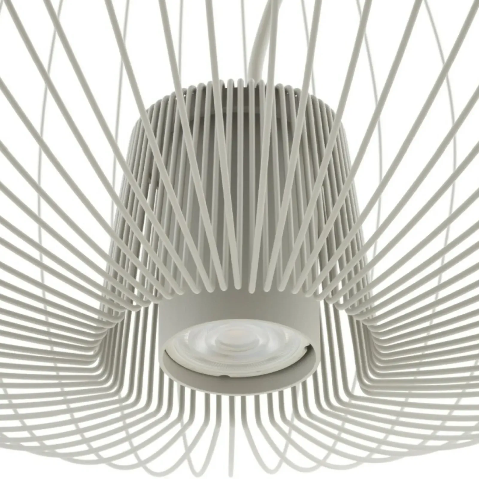 Sklep Kaja Szara, loftowa lampa wisząca z drutu 11251 PUMPKIN | Kaja Oświetlenie Outlet