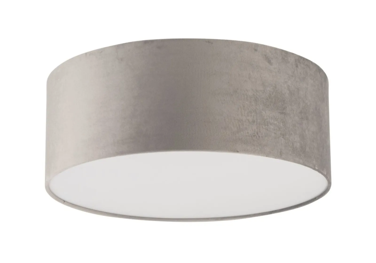 Sklep Kaja Szara, okrągła lampa sufitowa do sypialni ⌀40cm SIG 40650 SOFT | Kaja* Plafony Klasyczne|Plafony Nowoczesne