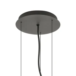 Sklep Kaja Szara, zabudowana lampa wisząca ⌀58cm 11232 SATELLITE | Kaja Store
