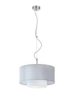 Sklep Kaja Szaro-biała lampa wisząca do sypialni JUP 1120 AVEO | Kaja Oświetlenie Store