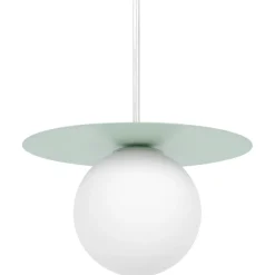 Sklep Kaja Szałwiowa lampa wisząca z białą kulką ⌀10 cm K-5450 z serii ROBIN Hot
