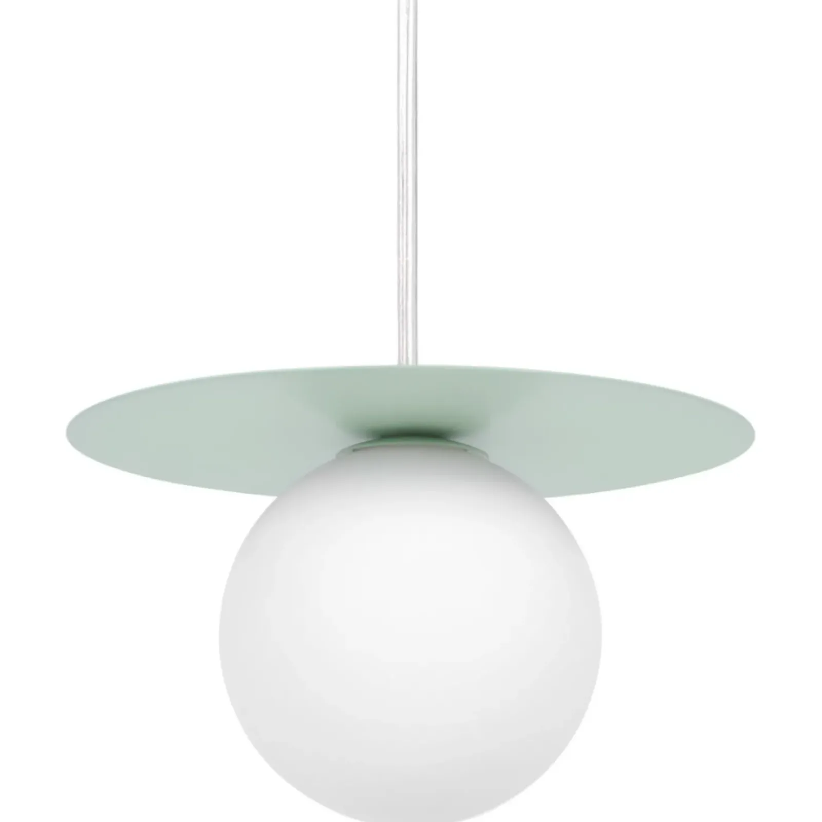 Sklep Kaja Szałwiowa lampa wisząca z białą kulką ⌀10 cm K-5450 z serii ROBIN Hot