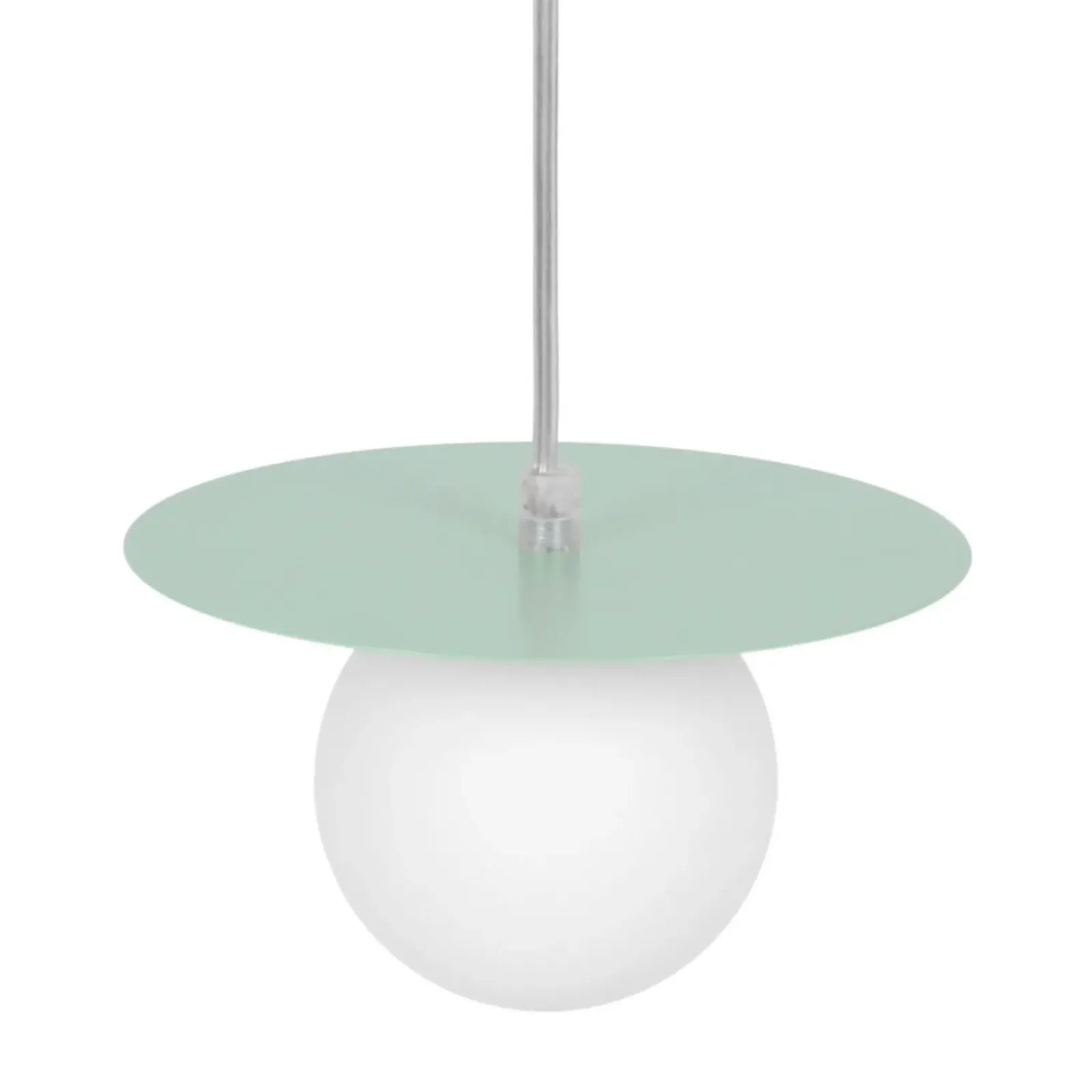 Sklep Kaja Szałwiowa lampa wisząca z białą kulką ⌀10 cm K-5450 z serii ROBIN Hot