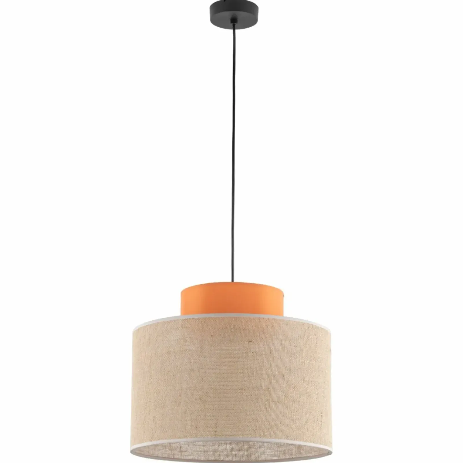 Sklep Kaja Szeroka, abażurowa lampa wisząca styl eco TK 3227 DUO JUTA | Kaja Outlet