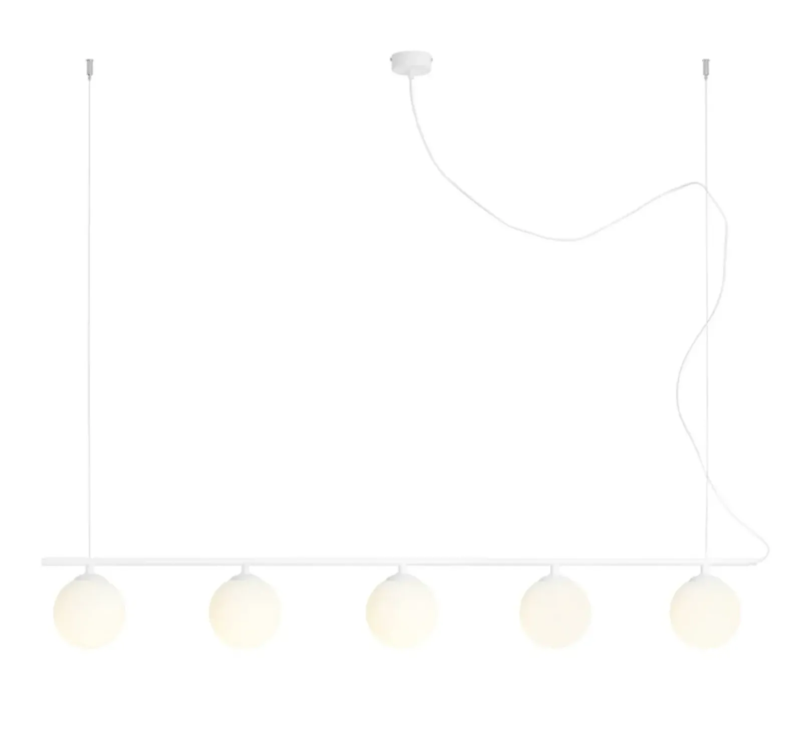 Sklep Kaja Szeroka, biała lampa wisząca nad stół w jadalni 1006F z serii BERYL Zadzwońporabattel.783200183(8-16)/mailsklep@kaja.com.pl Fashion