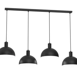 Sklep Kaja Szeroka, czarna lampa wisząca do jadalni LX 4298 HANDA | Kaja Fashion