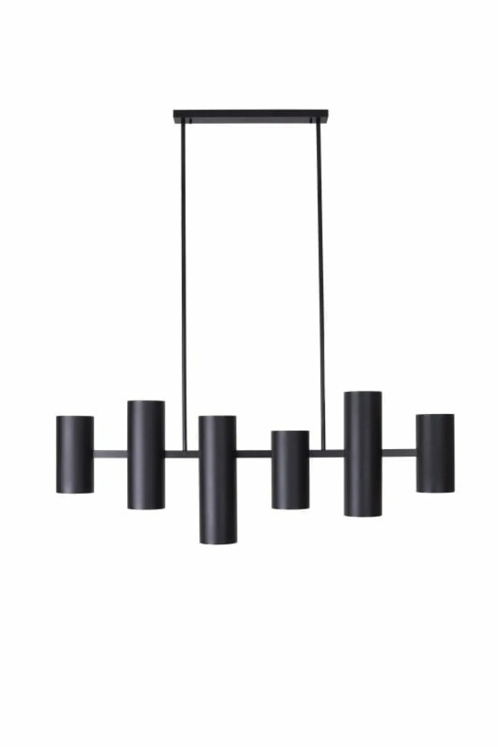 Sklep Kaja Szeroka, czarna lampa wisząca z tubami MX P0503 LAXER | Kaja Outlet
