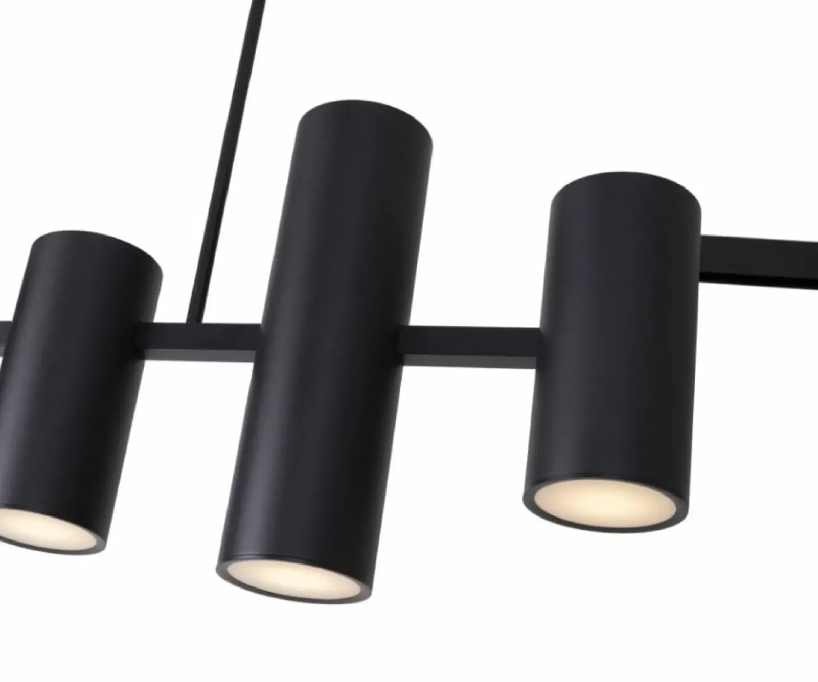 Sklep Kaja Szeroka, czarna lampa wisząca z tubami MX P0503 LAXER | Kaja Outlet