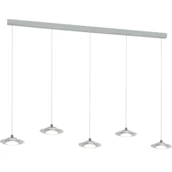 Sklep Kaja Szeroka, designerska lampa wisząca ML415 ELLIPSE | Kaja Oświetlenie chrom Best Sale