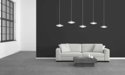 Sklep Kaja Szeroka, designerska lampa wisząca ML415 ELLIPSE | Kaja Oświetlenie chrom Best Sale