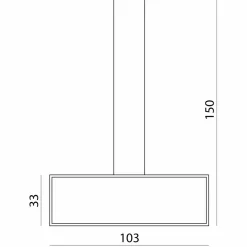 Sklep Kaja Szeroka, geometryczna lampa wisząca LED 66270 EDO | Kaja Oświetlenie Shop