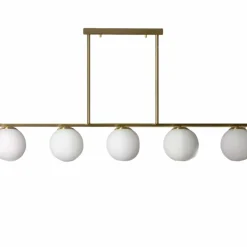 Sklep Kaja Szeroka lampa do oświetlenia stołu ABR-LWM-6XE27 MILANO | Kaja złoty Hot
