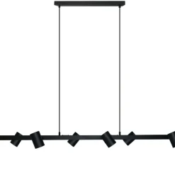 Sklep Kaja Szeroka lampa do oświetlenia stołu lub baru LP-731/6L BK SNOW | Kaja Sale