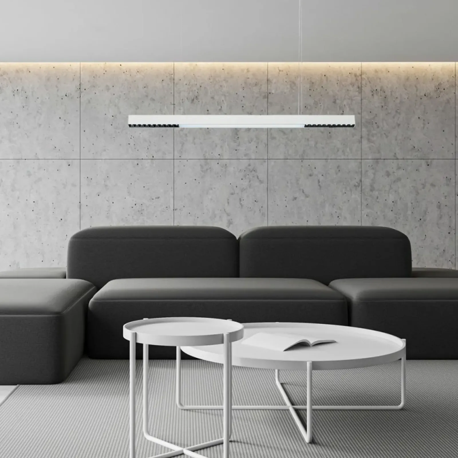 Sklep Kaja Szeroka lampa LED nad stół 120cm LP-1301/1P L WH SMART CALI L | Kaja Best