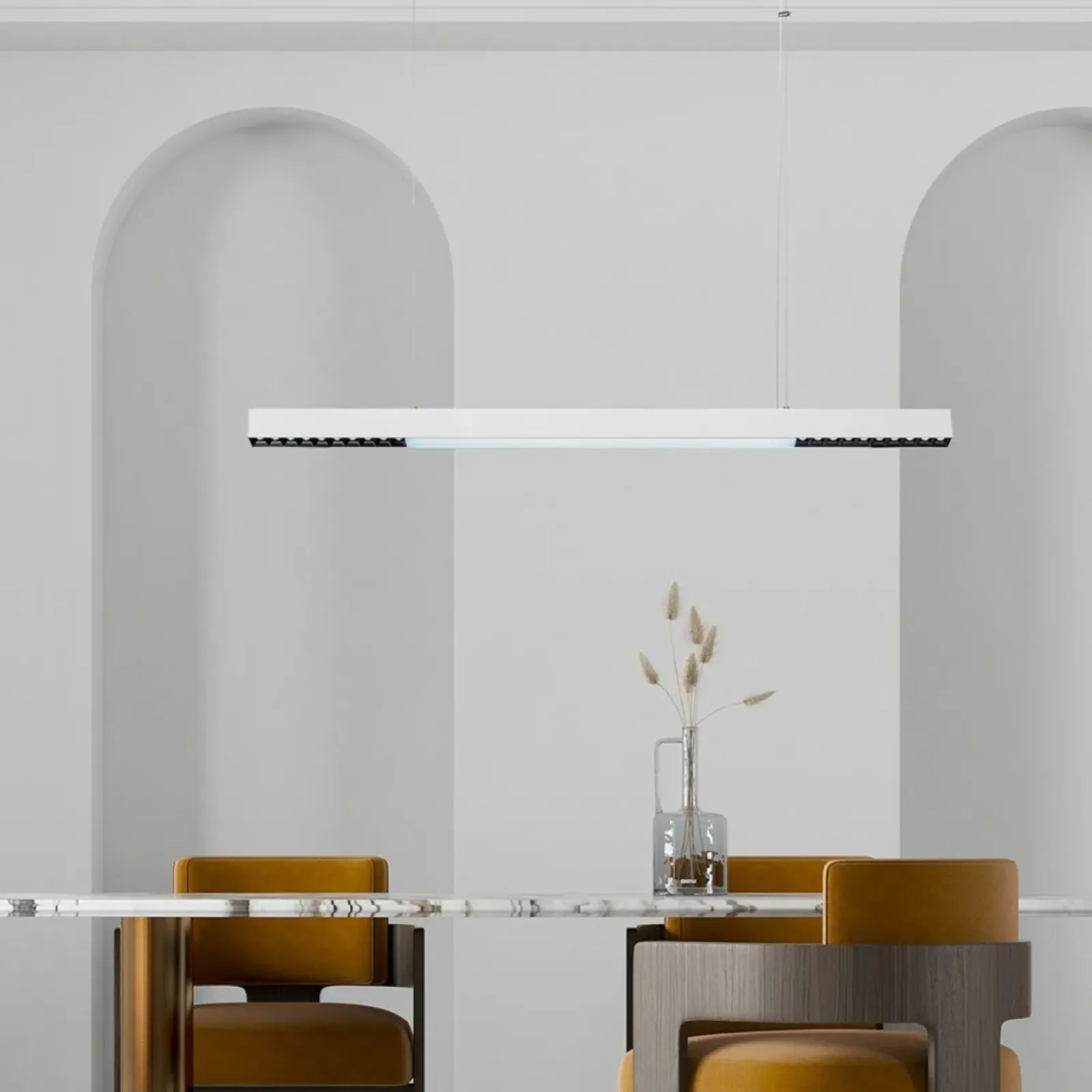 Sklep Kaja Szeroka lampa LED nad stół 120cm LP-1301/1P L WH SMART CALI L | Kaja Best