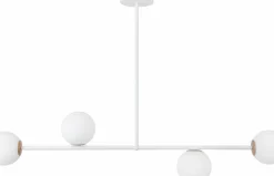 Sklep Kaja Szeroka lampa na sztywnym zwisie, nad stół SIG 33189 z serii GAMA biały Fashion