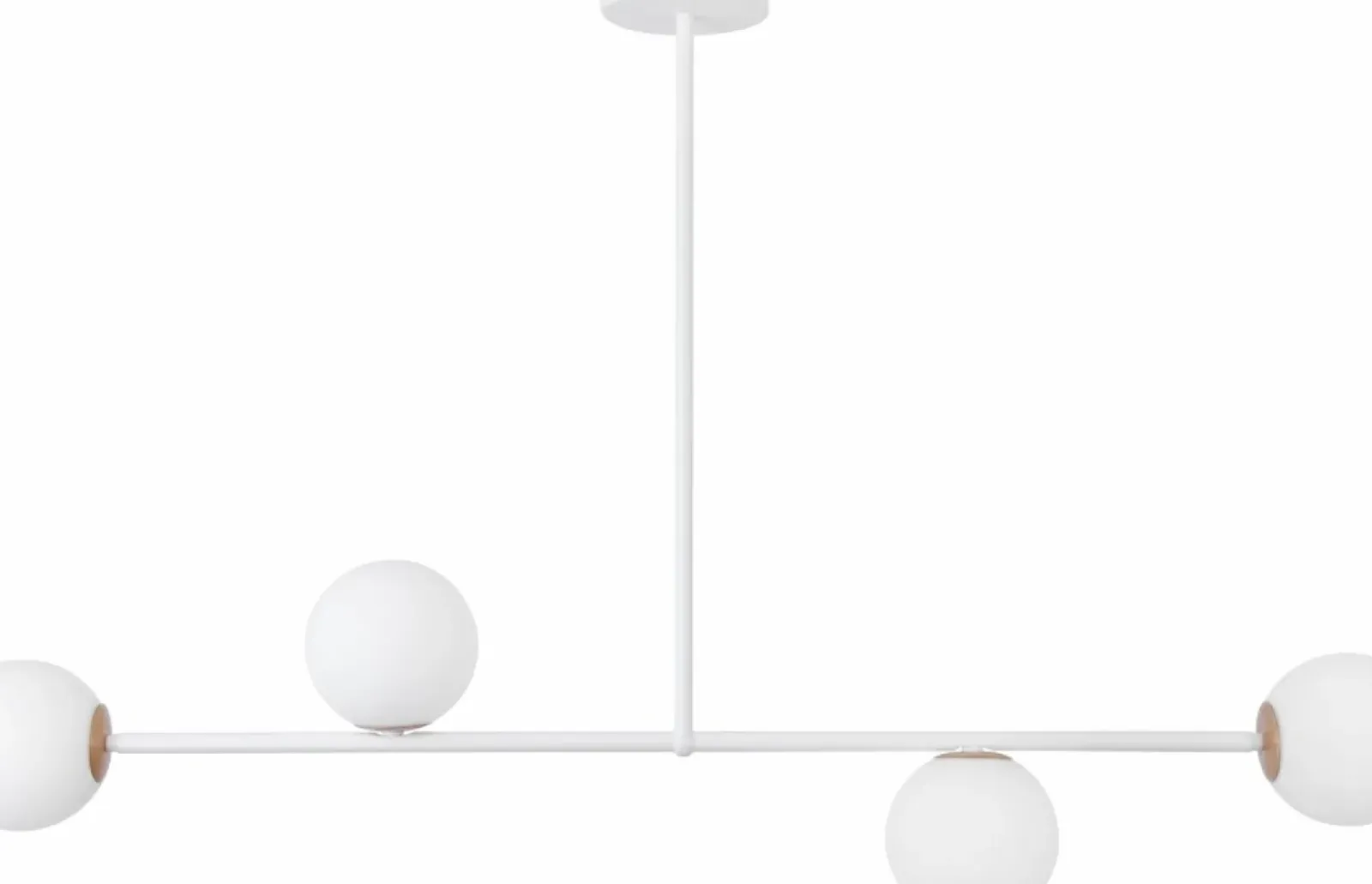 Sklep Kaja Szeroka lampa na sztywnym zwisie, nad stół SIG 33189 z serii GAMA biały Fashion