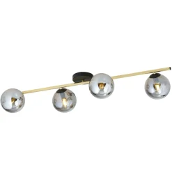 Sklep Kaja Szeroka lampa sufitowa do wąskiego pokoju 1246/4 z serii SPLENDI Best Sale