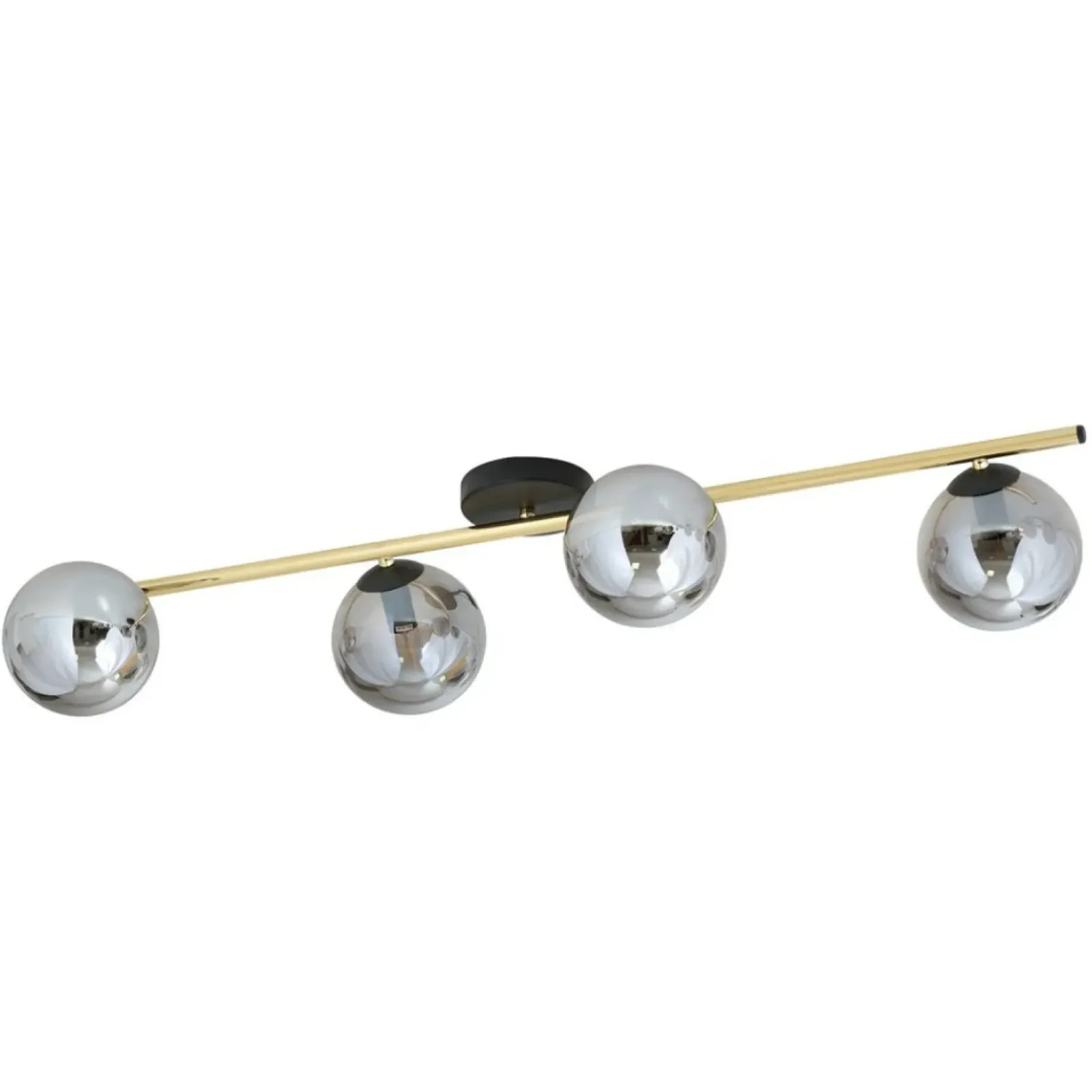 Sklep Kaja Szeroka lampa sufitowa do wąskiego pokoju 1246/4 z serii SPLENDI Best Sale