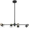 Sklep Kaja Szeroka lampa sufitowa z reflektorami MX P0409 PUMA | Kaja Oświetlenie Sale