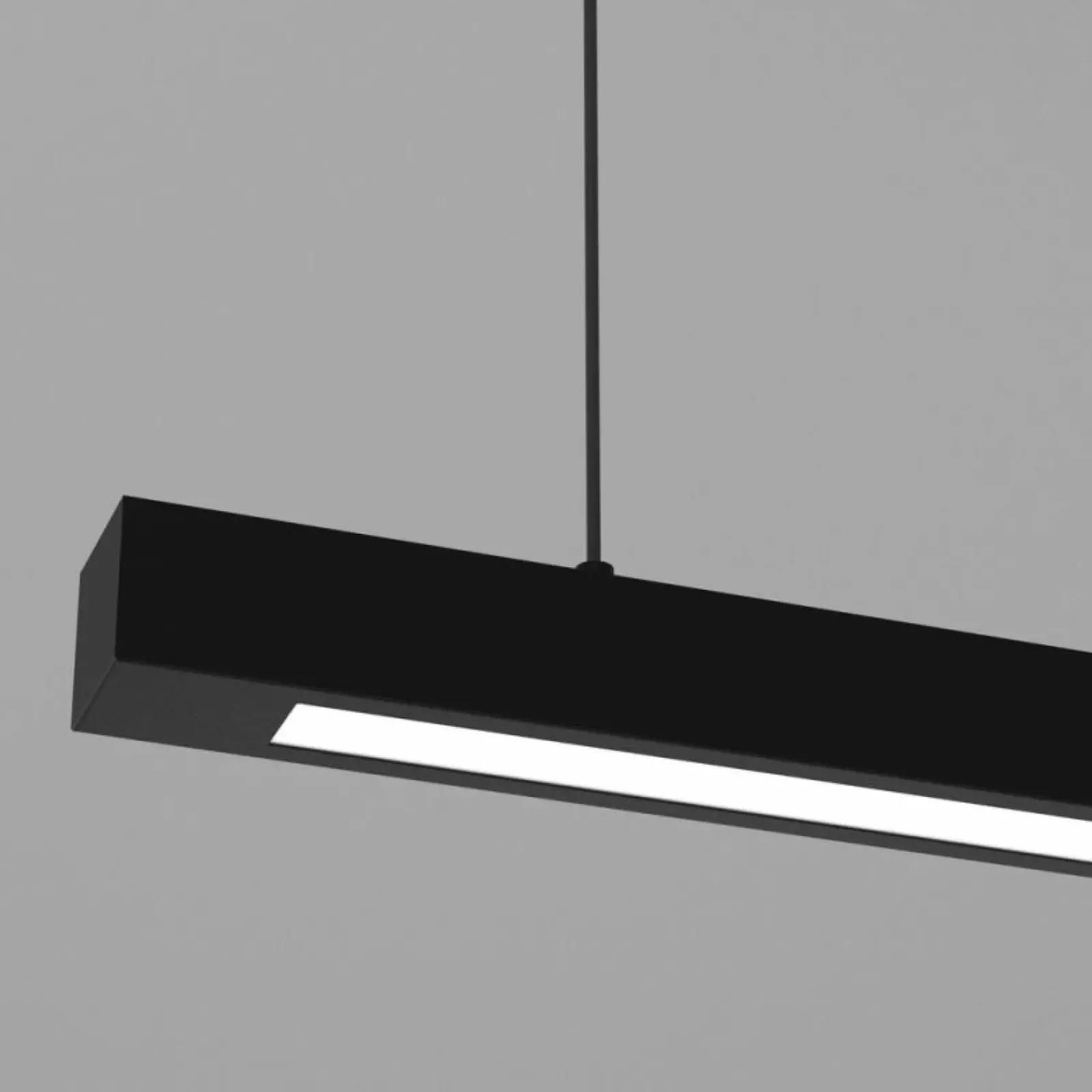 Sklep Kaja Szeroka lampa wisząca do biura i salonu 124cm MLP8912 LUNGO | Kaja Shop