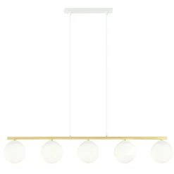 Sklep Kaja Szeroka lampa wisząca do eleganckiej jadalni 1255/5 z serii ALLORA Store
