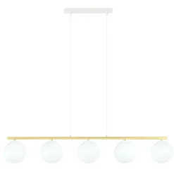 Sklep Kaja Szeroka lampa wisząca do eleganckiej jadalni 1255/5 z serii ALLORA Store