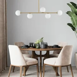 Sklep Kaja Szeroka lampa wisząca do salonu modern classic SIG 33334 z serii GAMA Shop