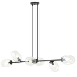 Sklep Kaja Szeroka lampa wisząca na regulowanych zwisach 1262/6 z serii PANDORA Outlet