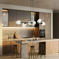 Sklep Kaja Szeroka lampa wisząca na regulowanych zwisach 1262/6 z serii PANDORA Outlet