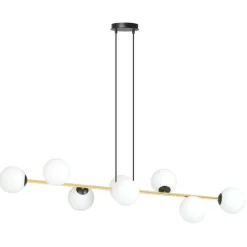 Sklep Kaja Szeroka lampa wisząca nad stół w jadalni 1241/8 z serii GRAVITY | Kaja Fashion