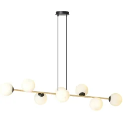 Sklep Kaja Szeroka lampa wisząca nad stół w jadalni 1241/8 z serii GRAVITY | Kaja Fashion