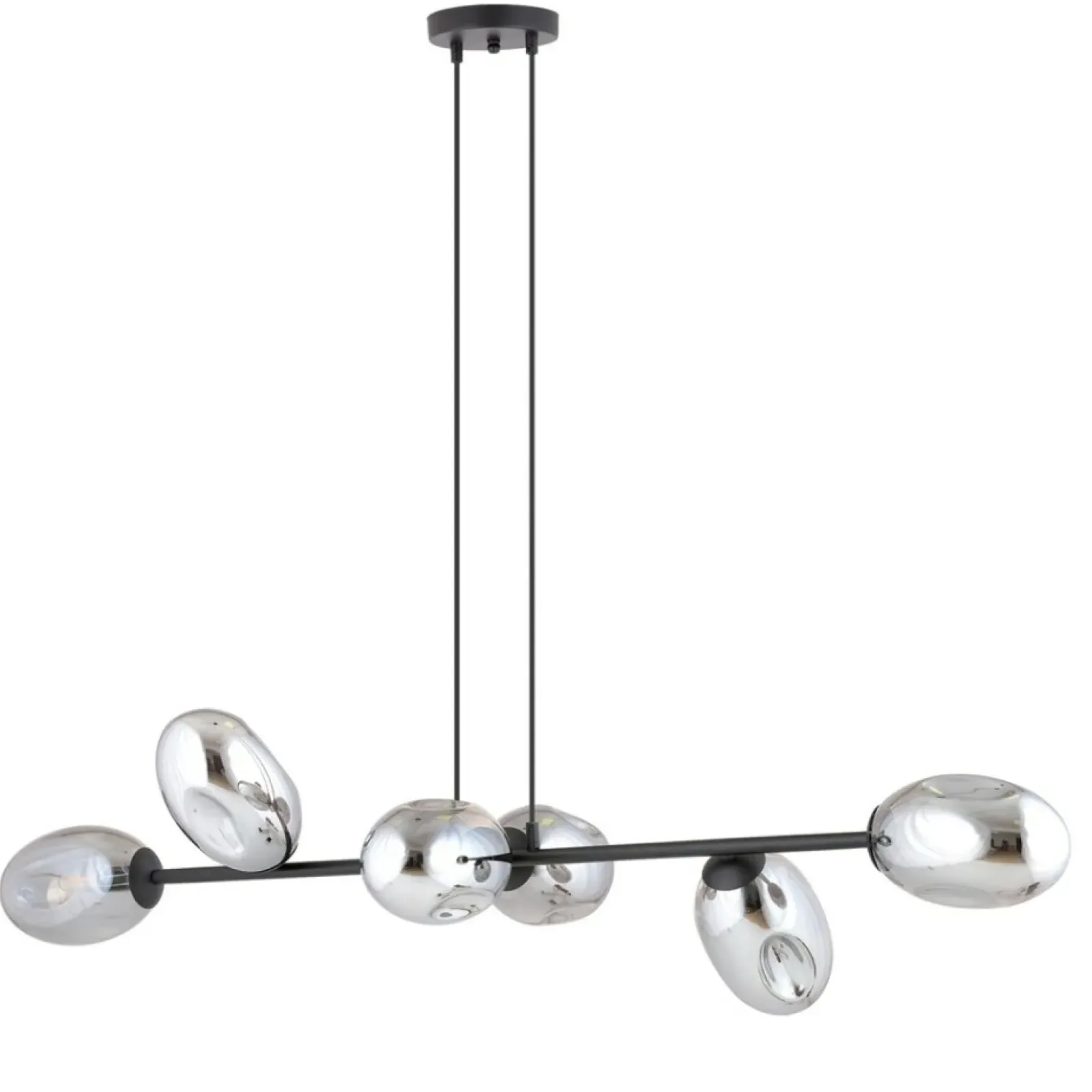 Sklep Kaja Szeroka lampa wisząca nad wyspę kuchenną 1263/6 z serii PANDORA | Kaja Hot