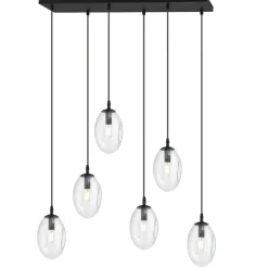 Sklep Kaja Szeroka lampa wisząca nad stół w salonie 1265/6 z serii ASTRAL | Kaja Clearance