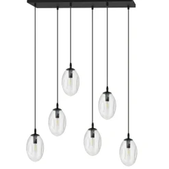 Sklep Kaja Szeroka lampa wisząca nad stół w salonie 1265/6 z serii ASTRAL | Kaja Clearance