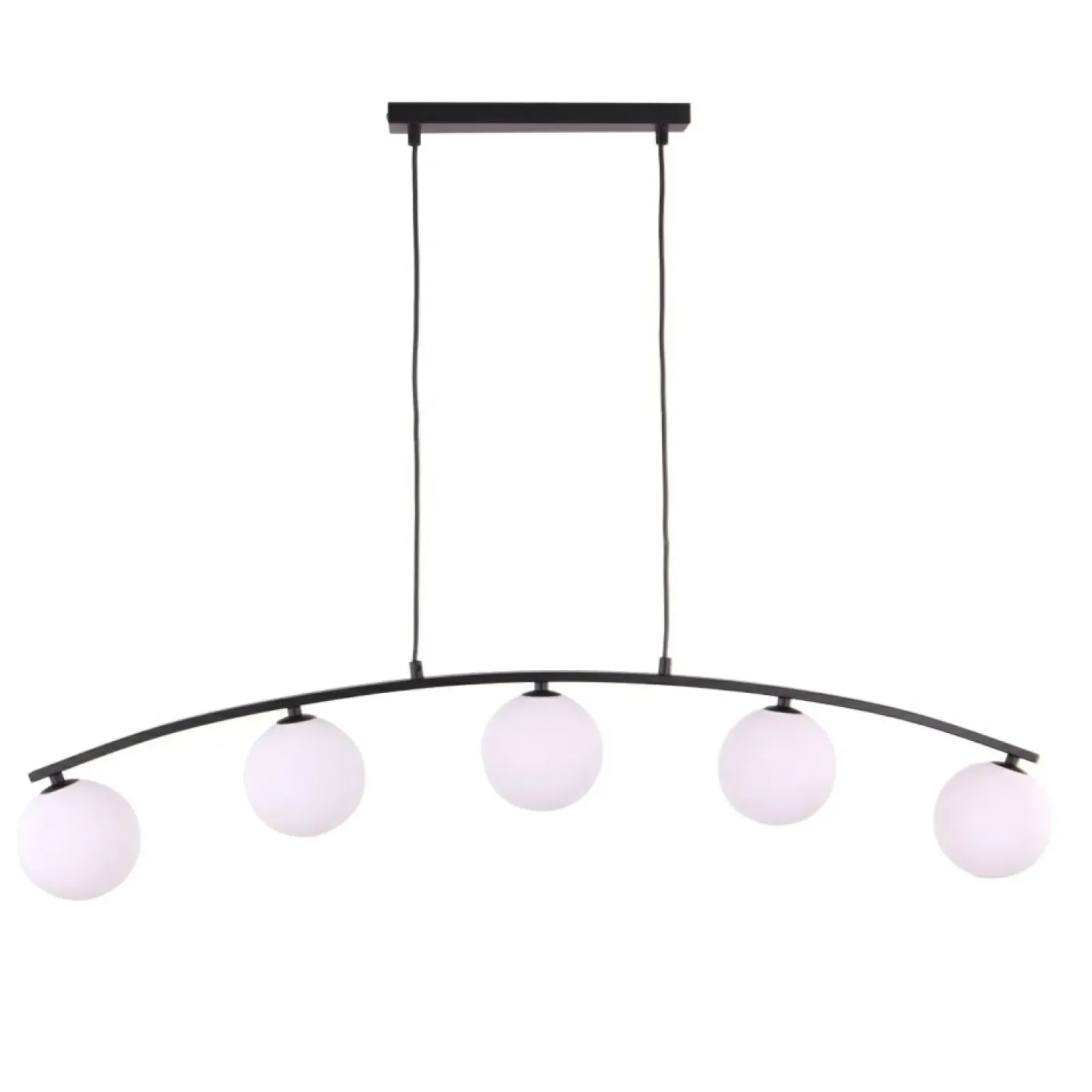 Sklep Kaja Szeroka lampa wisząca z białymi kloszami, nad stół TK 5711 AMARO Sale