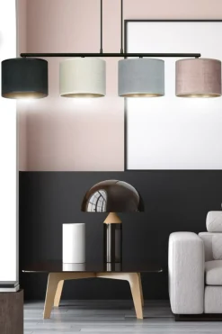 Sklep Kaja Szeroka lampa wisząca z kolorowymi abażurami 1055/4 HILDE | Kaja Sale