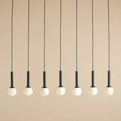 Sklep Kaja Szeroka lampa wisząca z małymi kloszami, nad stół 1121T1 z serii RIU Zadzwońporabattel.783200183(8-16)/mailsklep@kaja.com.pl Shop