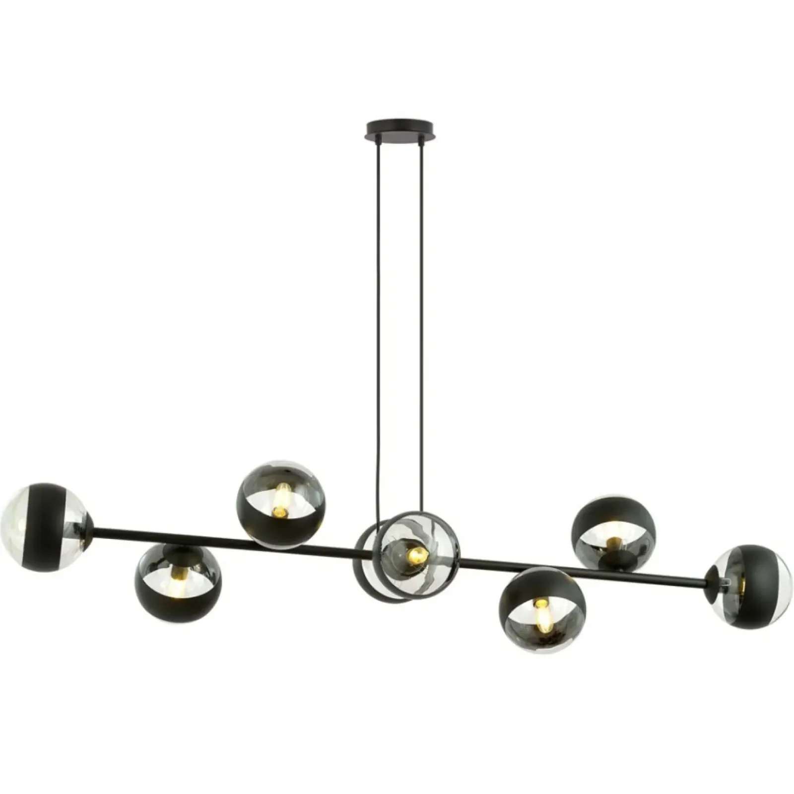 Sklep Kaja Szeroka lampa wisząca z małymi kloszami 1229/8 ROSSI | Kaja Cheap