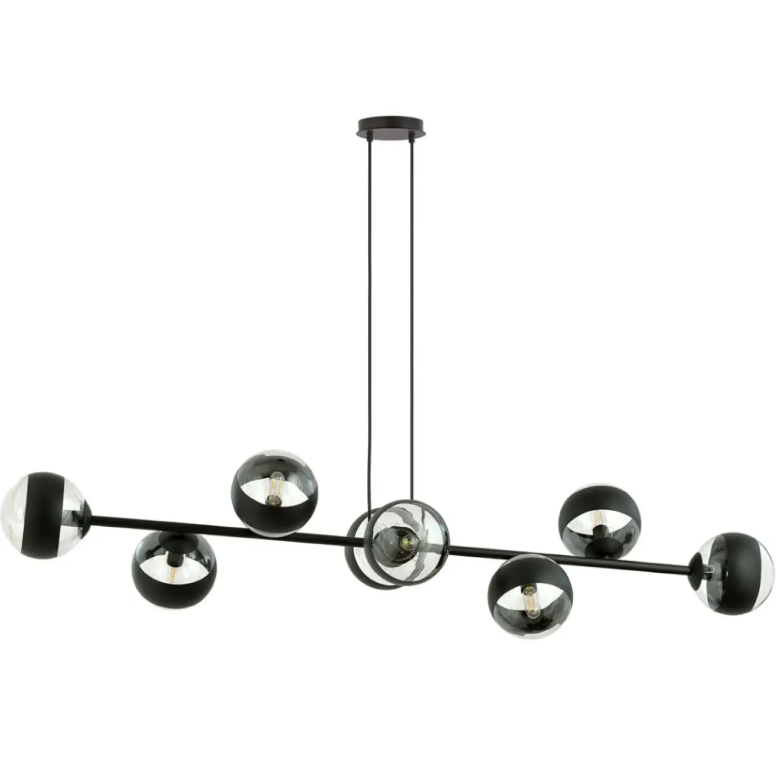 Sklep Kaja Szeroka lampa wisząca z małymi kloszami 1229/8 ROSSI | Kaja Cheap