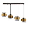 Sklep Kaja Szeroka lampa wisząca z ozdobnymi zwisami 34-09517 SPIEGA | Kaja Best Sale
