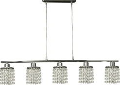 Sklep Kaja Szeroka lampa z wiszącymi kryształkami 35-28115 ROYAL | Kaja* Randole Tradycyjne