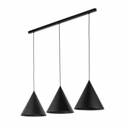 Sklep Kaja Szeroka listwa ze zwisami, nad stół TK 10060 CONO BLACK | Kaja Fashion