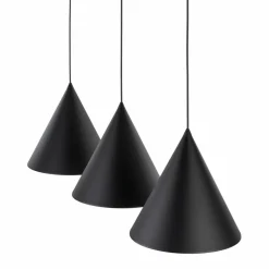 Sklep Kaja Szeroka listwa ze zwisami, nad stół TK 10060 CONO BLACK | Kaja Fashion