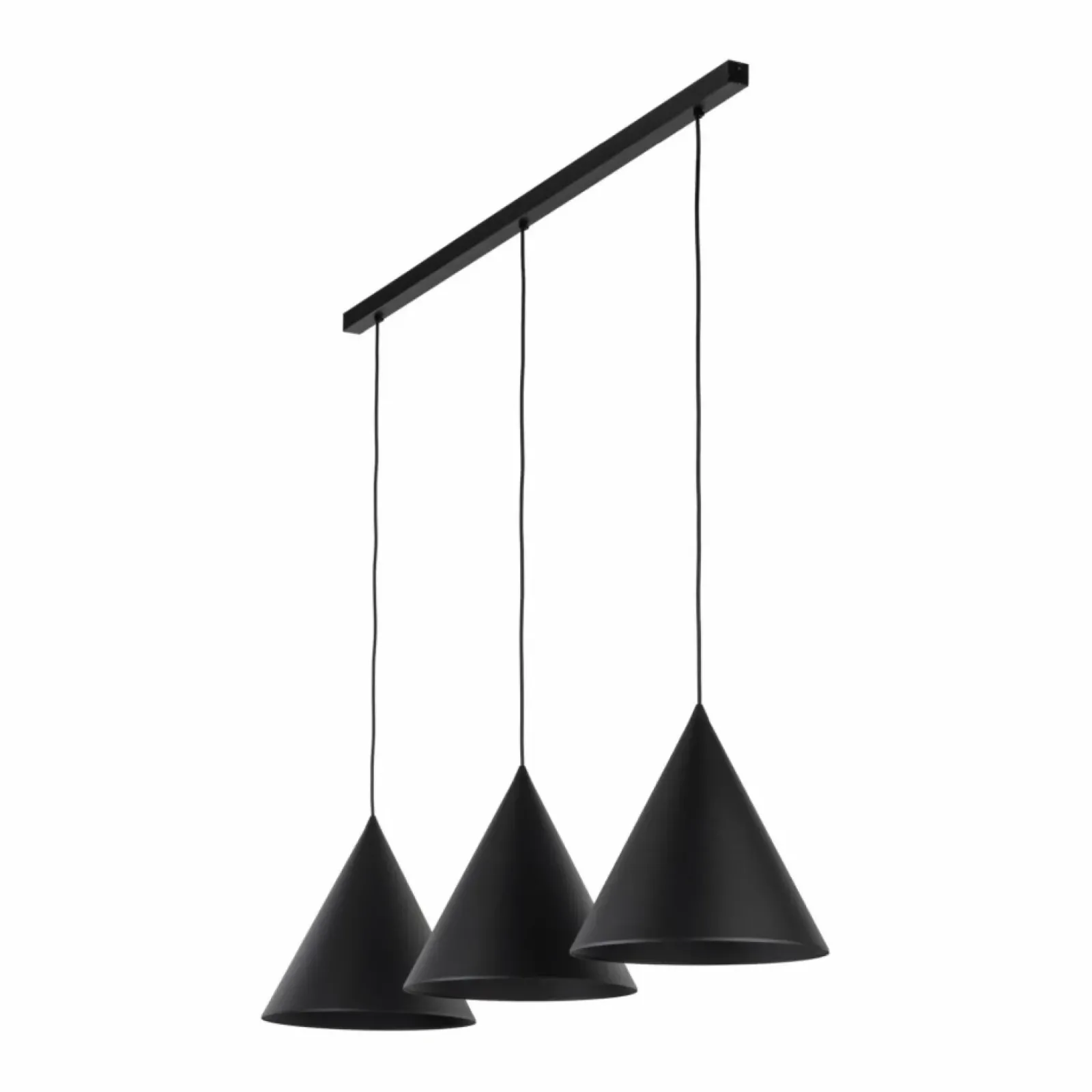 Sklep Kaja Szeroka listwa ze zwisami, nad stół TK 10060 CONO BLACK | Kaja Fashion