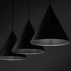 Sklep Kaja Szeroka listwa ze zwisami, nad stół TK 10060 CONO BLACK | Kaja Fashion