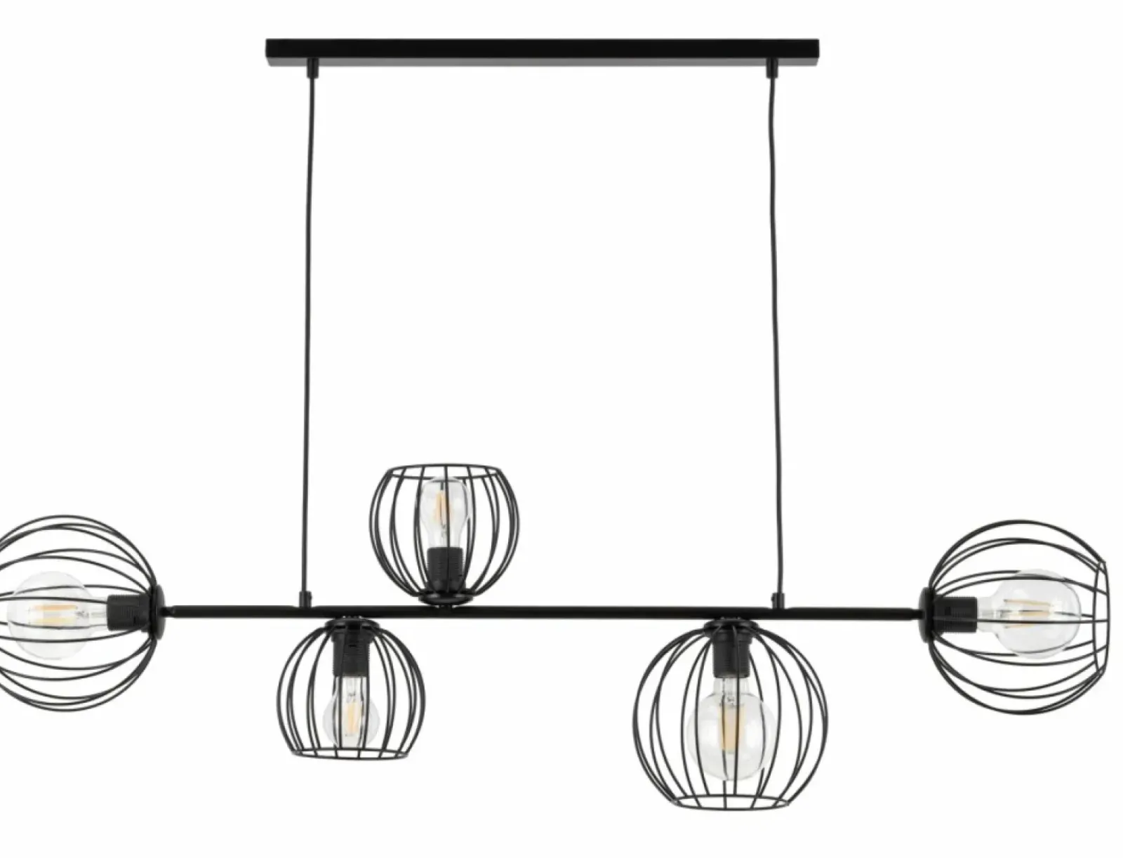 Sklep Kaja Szeroka, minimalistyczna lampa wisząca na listwie SIG 32372 - MADAM czarny Fashion
