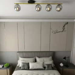 Sklep Kaja Szeroka, ozdobna lampa sufitowa do salonu 1250/4 z serii MONZA | Kaja Store