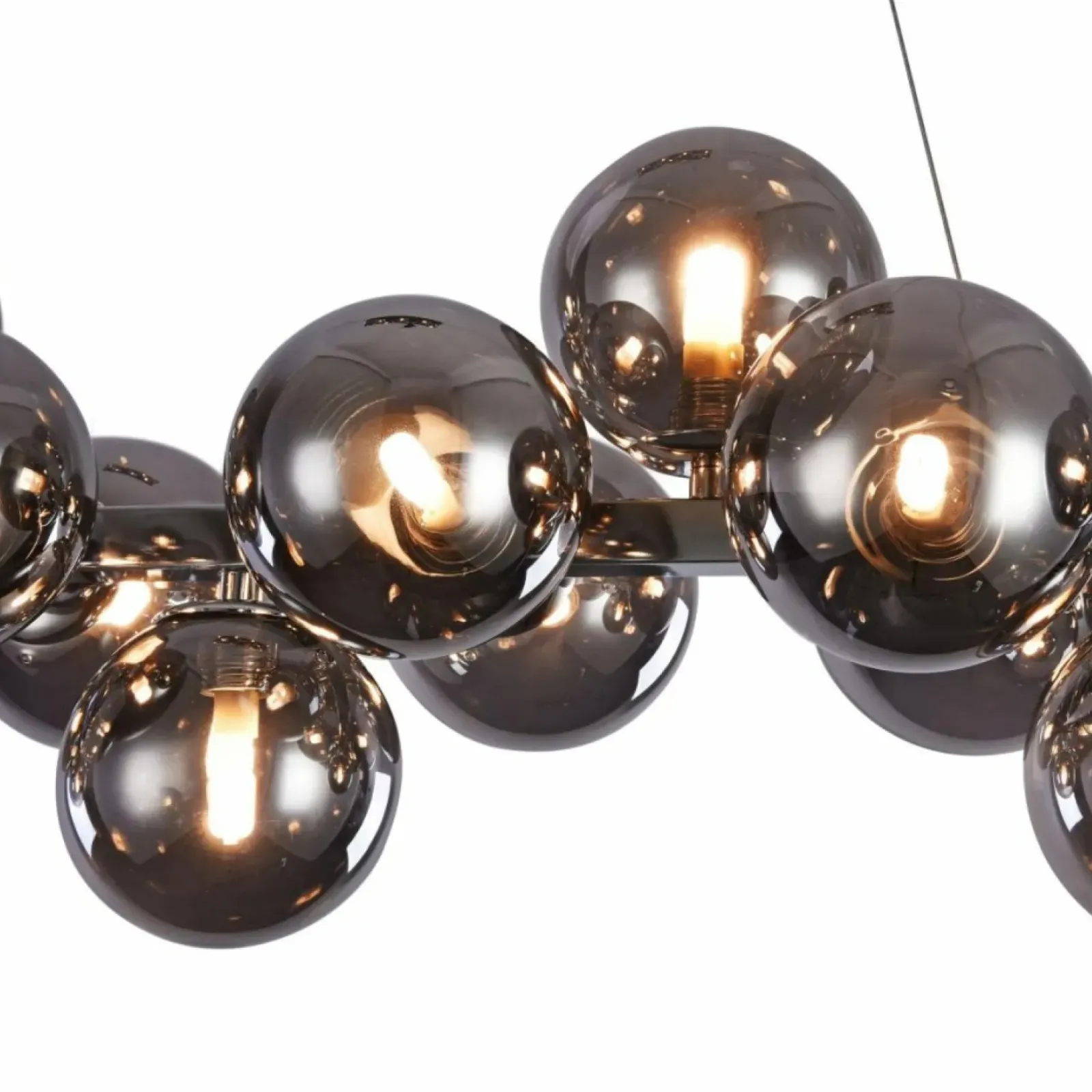 Sklep Kaja Szeroka, srebrna lampa wisząca MOD547PL-25CH DALLAS | Kaja Oświetlenie chrom Store