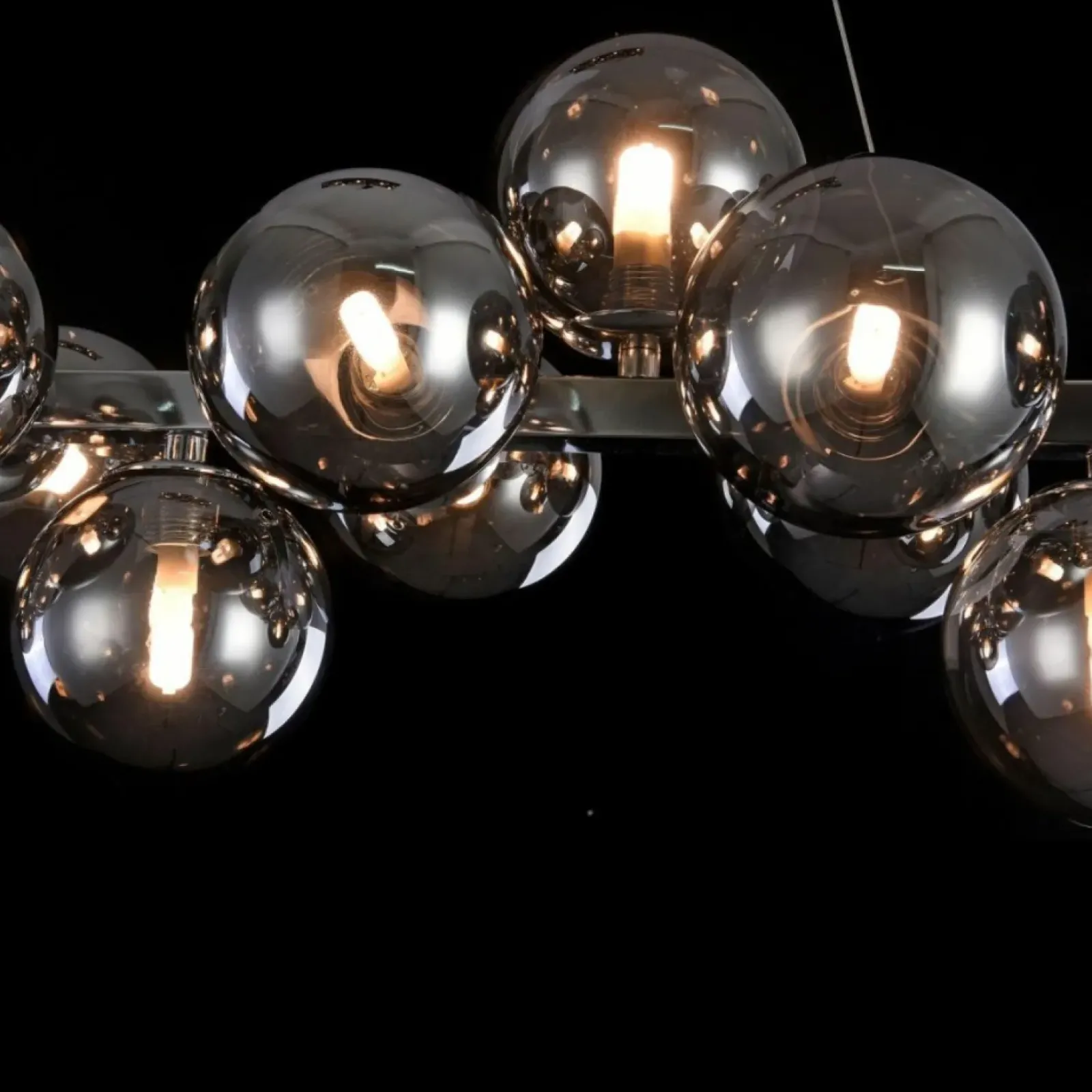 Sklep Kaja Szeroka, srebrna lampa wisząca MOD547PL-25CH DALLAS | Kaja Oświetlenie chrom Store
